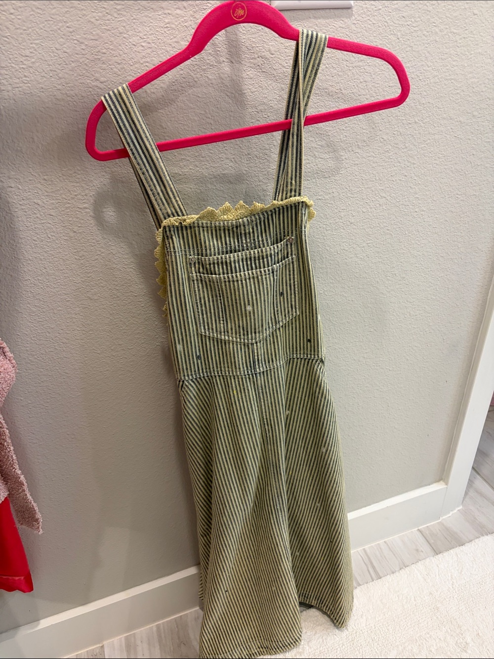 We the free Striped Overalls Dress